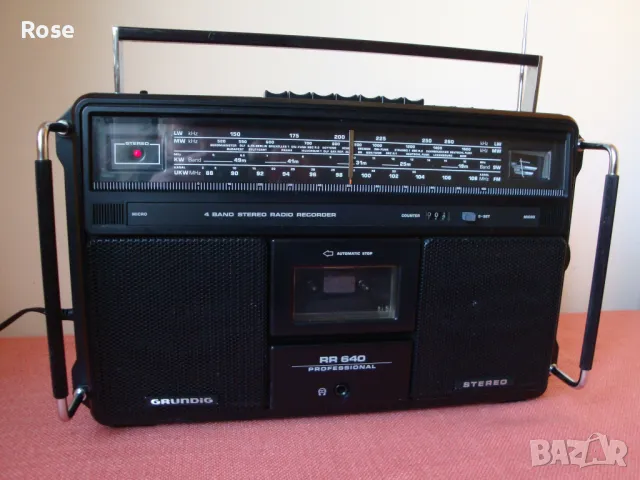 GRUNDIG RR640 Professional ,1981год , снимка 2 - Радиокасетофони, транзистори - 50325552