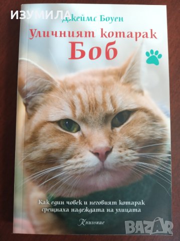 "Уличният котарак Боб"- Джеймс Боуен, снимка 1 - Художествена литература - 41722787