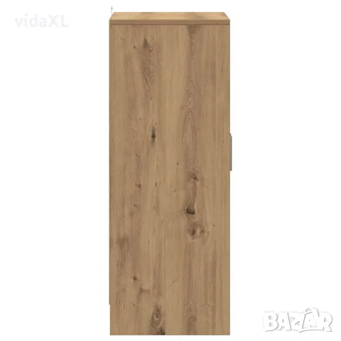 vidaXL Шкаф за обувки, дъб артизан, 60x35x92 см, инженерно дърво, снимка 6 - Шкафове - 56148196