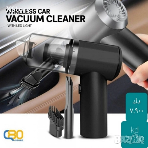 ПРОМОЦИЯ - Компактна безжична прахосмукачка за дома и автомобила 2000mAh, снимка 3 - Аксесоари и консумативи - 52483105