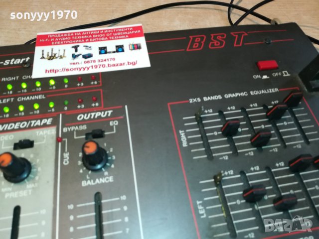 audio mixer equalizer-bst activ-7 9 channels mixer-внос france  1602221228, снимка 7 - Ресийвъри, усилватели, смесителни пултове - 35807942