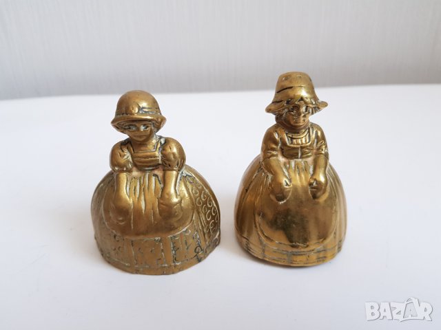 Стари бронзови звънчета за прислуга-2 броя