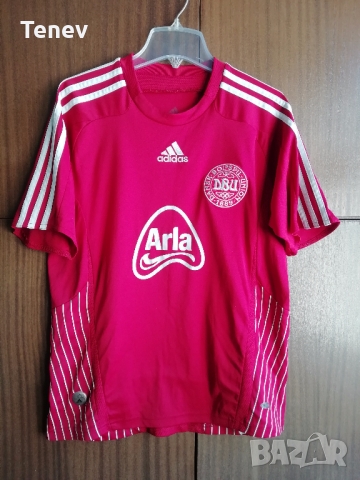 Denmark Adidas Дания Адидас оригинална фланелка тениска 