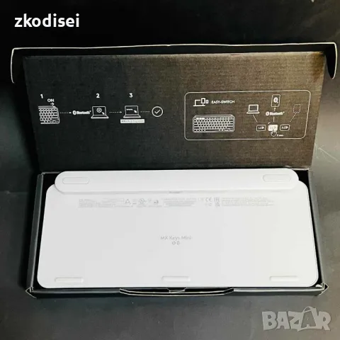 Клавиатура LOGITTECH MX KEYS MINI, снимка 2 - Клавиатури и мишки - 49932953