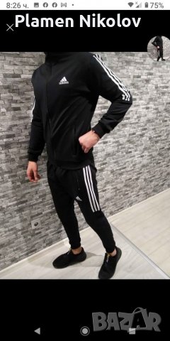Памучен спортен екип Adidas , снимка 4 - Спортни дрехи, екипи - 39461866