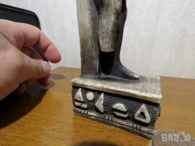 статуя на древноегипетския  бог  Мин - Бога на плодородието, еротика,фалос, полов член 18+ секс, снимка 14 - Антикварни и старинни предмети - 41947751
