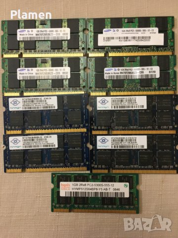 RAM Памет за лаптоп 1GB_SODIM_DDR2_533MHZ и 600MHZ