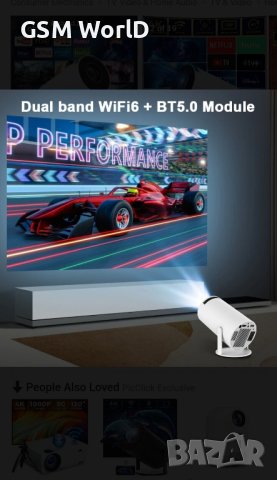 SMART Magcubic Projector HY300 4K Android 11, снимка 6 - Друга електроника - 44168289