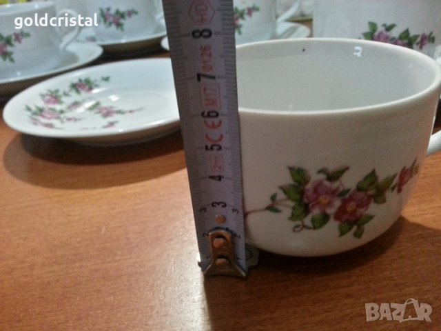 Български порцелан чаши за чай , снимка 6 - Антикварни и старинни предмети - 44465801