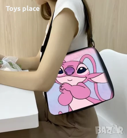 Текстилна чанта за рамо Лило и Стич Lilo and Stitch 