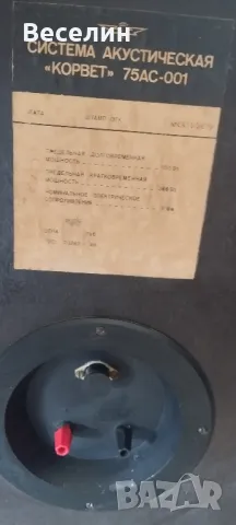 руски тонколони Корвет 75 АС-001, снимка 4 - Тонколони - 50436343