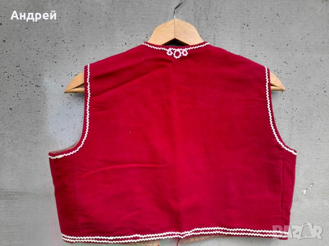 Стар детски етно елек,елече #5, снимка 4 - Антикварни и старинни предмети - 40886101