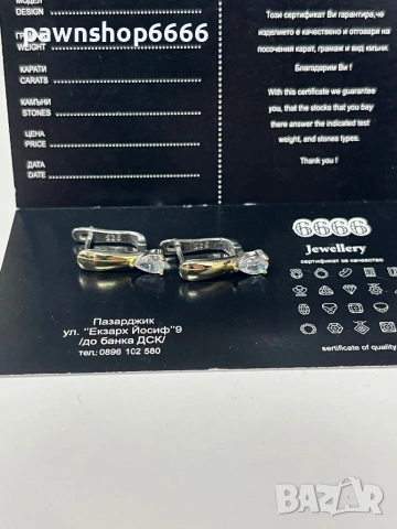 Сребърни обеци 925 , снимка 6 - Обеци - 53537285