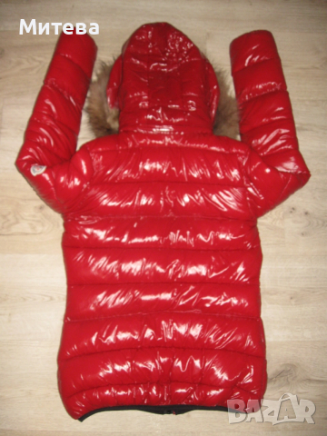 Moncler дамско яке с качулка от естествен пух, снимка 6 - Якета - 52807298