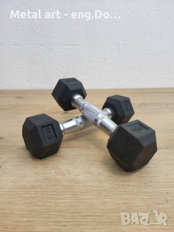 Професионални шестоъгълни дъмбели - Hex Dumbbells, снимка 5 - Фитнес уреди - 40971704