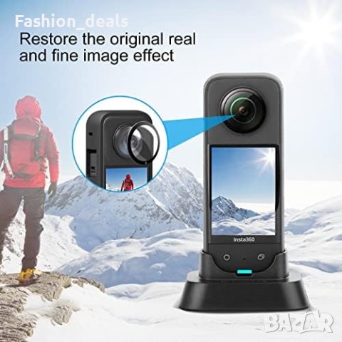 Нови Защитни Капаци за Insta360 X3 Водоустойчиви Предпазва от драскотини, снимка 7 - Чанти, стативи, аксесоари - 42648712