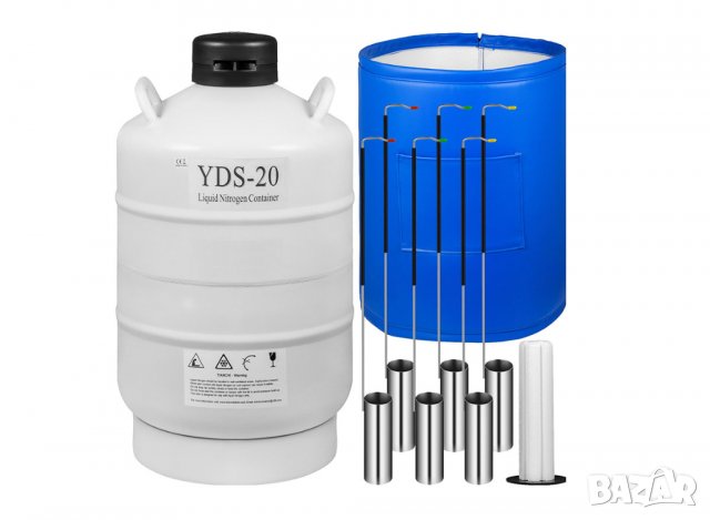 Нов Дюаров съд за течен азот 20 литра с гаранция, снимка 1 - Ветеринари и услуги - 38897192
