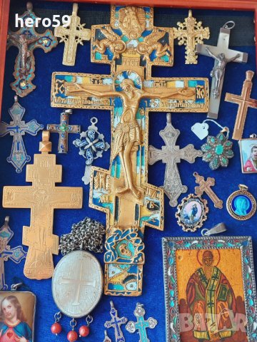 Царска Русия- православни кръстове и икони/сребро 84 злато 56 бронз, снимка 3 - Икони - 41751094