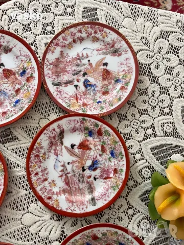 Китайски порцелан за торта -6, снимка 3 - Сервизи - 49231339