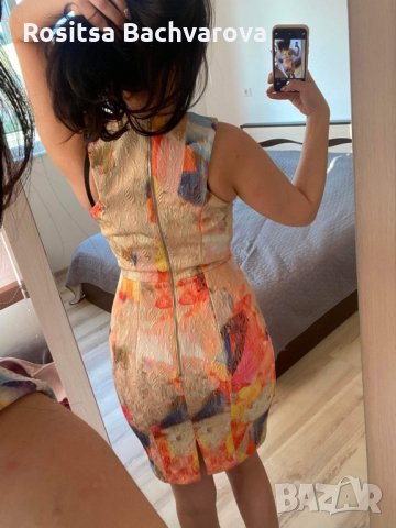 Шарена рокля H&M, М размер, снимка 4 - Рокли - 35985523