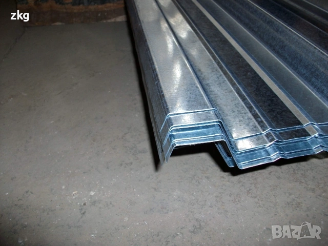 Покривна поцинкована ламарина TR40x188-940 в София, снимка 6 - Строителни материали - 53367461