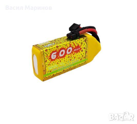 Продавам Li-Po батерии CNHL Pizza Series 4s 14.8V 600mAh 120C/240C, снимка 3 - Дронове и аксесоари - 40429190