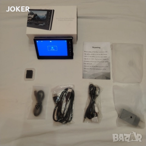 HD видеозаснемаща Монитор 1080P 60FPS USB 2.0 с 5" OLED екран, черна, снимка 6 - Други - 51794557