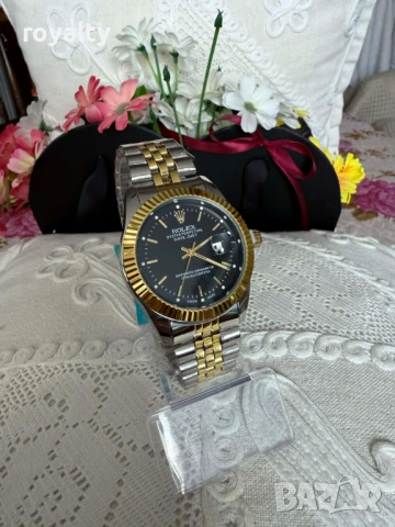 Rolex Нов Мъжки Часовник с Кварцов Механизъм Ролекс 
