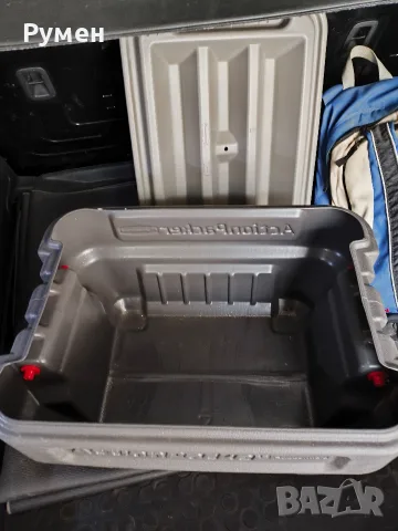 Кутия за транспортиране и съхранение RUBBERMAID Action Packer 35 - черна, снимка 7 - Къмпинг мебели - 56233780