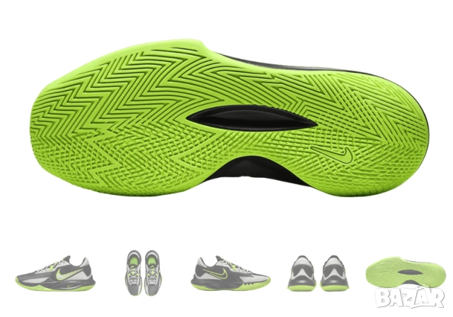 Nike Precision 6 "Black Sail Volt" номер 48 ,5 баскетболни маратонки , снимка 4 - Маратонки - 51840894