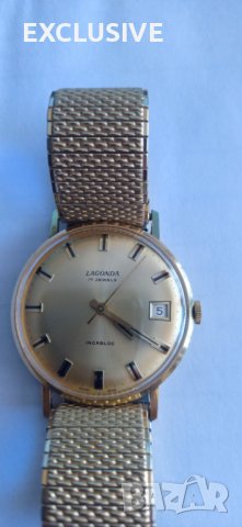 Златен Швейцарски часовник 18k/750/ 1950 г Състояние 9/10, снимка 10 - Мъжки - 41020852