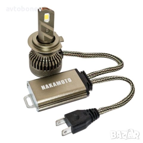 LED Крушки NAKATOMI(NAKAMOTO) H7/12-24V/60W CANBUS, снимка 4 - Аксесоари и консумативи - 41308005