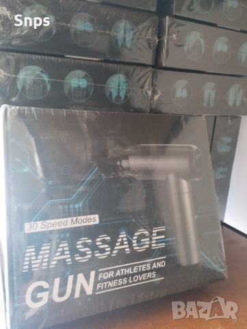Масажен пистолет за Мускули Гръб Врат Глава Рамо Тяло, масажор за спортисти, снимка 7 - Масажори - 44821959