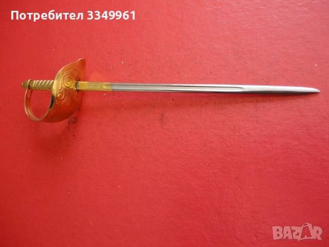 Уникален позлатен нож шпага Wilkinson , снимка 4 - Колекции - 51281651
