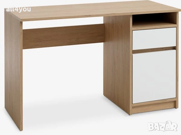 Бюро от Jysk- BILLUND 54x120 бяло/цвят дъб