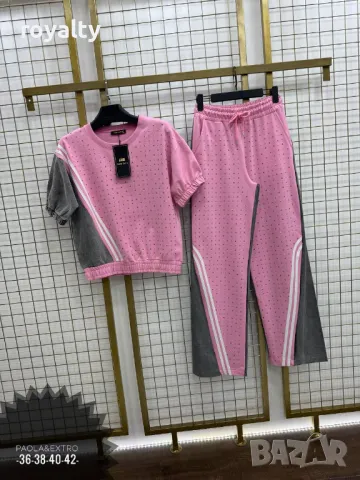 Комплект деним с камъчета , снимка 4 - Комплекти - 49236936