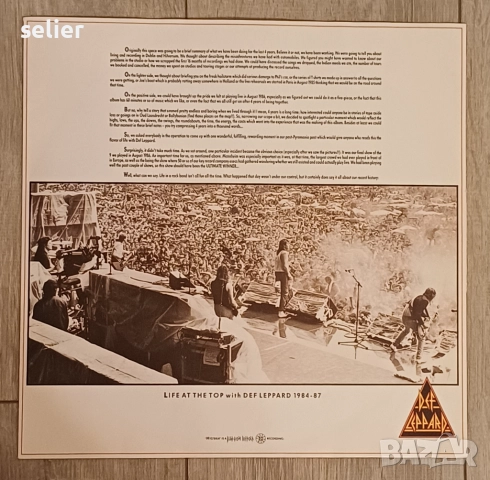 Def Leppard – Hysteria Издание 🇬🇧 UK 1987г Състояние на винила:VG+ Състояние на обложката:VG+ Ориг, снимка 3 - Грамофонни плочи - 52370394
