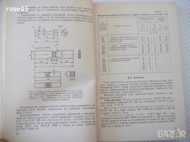 Книга "Сварные конструкции-В.Майзель/Д.Навроцкий" - 320 стр., снимка 5 - Специализирана литература - 40100583