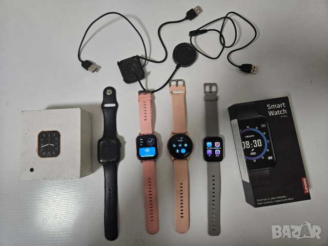 ★ █▬█ █ ▀█▀ ★4 смарт часовника – комплект общо!