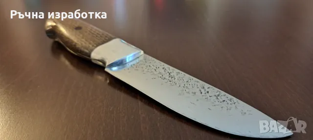 Нож ръчна изработка микарта неръждаема стомана т5мос карбонов пин, снимка 3 - Ножове - 48078673