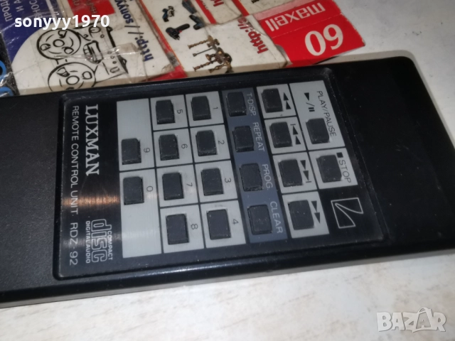 LUXMAN RDZ-92 REMOTE CONTROL-ВНОС SWISS 2212251810, снимка 17 - Ресийвъри, усилватели, смесителни пултове - 52877034