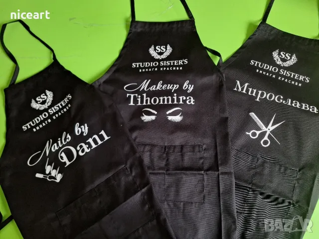 Престилка за фризьор,работна престилка за фризьор, снимка 8 - Други - 33356997