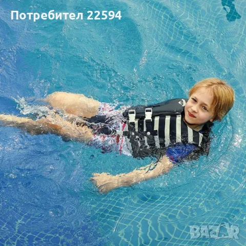 Детска неопренова спасителна жилетка , подпомагане на плаваемостта – За деца , снимка 2 - Водни спортове - 56236902
