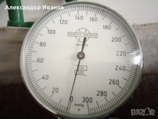 Стар германски апарат за кръвно налягане, снимка 3 - Антикварни и старинни предмети - 53060868