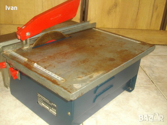 Немска Профи Ел.Машина За Мокро/Сухо Рязане Плочи/Плочки-500W/ф178мм/Вана Вода/Паралел-ALPHA TOOLS, снимка 16 - Други инструменти - 41381328