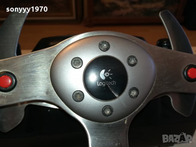 LOGITECH-USB ВОЛАН С ПЕРЦА ЗА СКОРОСТИТЕ 0602221705, снимка 10 - Аксесоари - 35692707