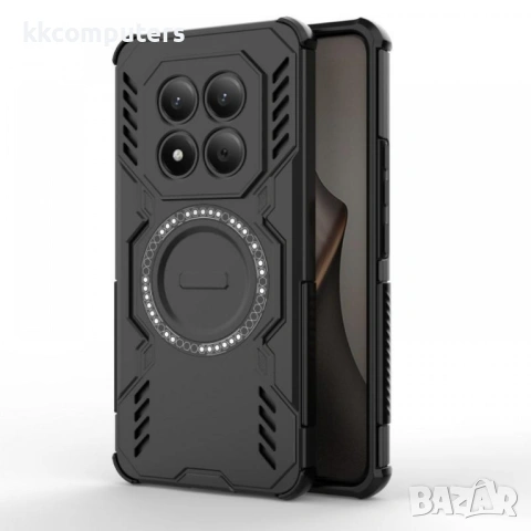 Магнитен калъф WANLONFENG DJ за Xiaomi Redmi Note 15 Pro+ 5G / Poco M8 Pro 5G с 2 бр. Стъклен Протек