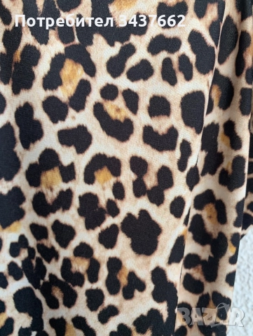 Рокля с тигров принт , снимка 3 - Рокли - 51435564