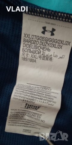 Тениска Under Armour-синя, снимка 6 - Тениски - 41907996