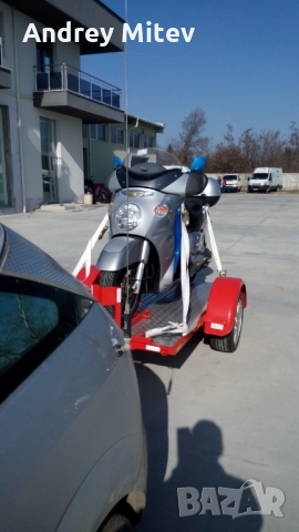 Ремарке за мотоциклет под наем, снимка 9 - Ремаркета - 36064175